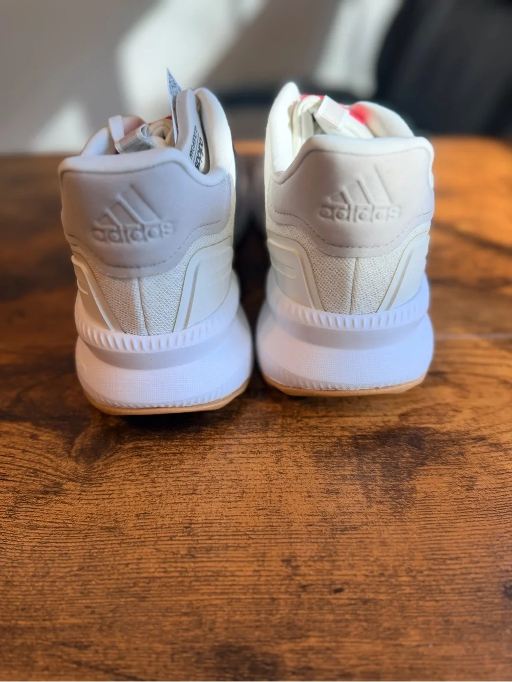 Adidas White & Blue Running Shoes 9M/10W